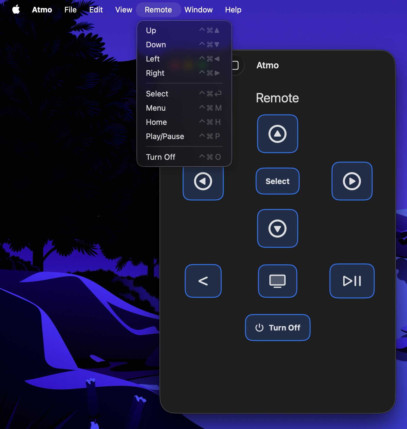 Remote Menu